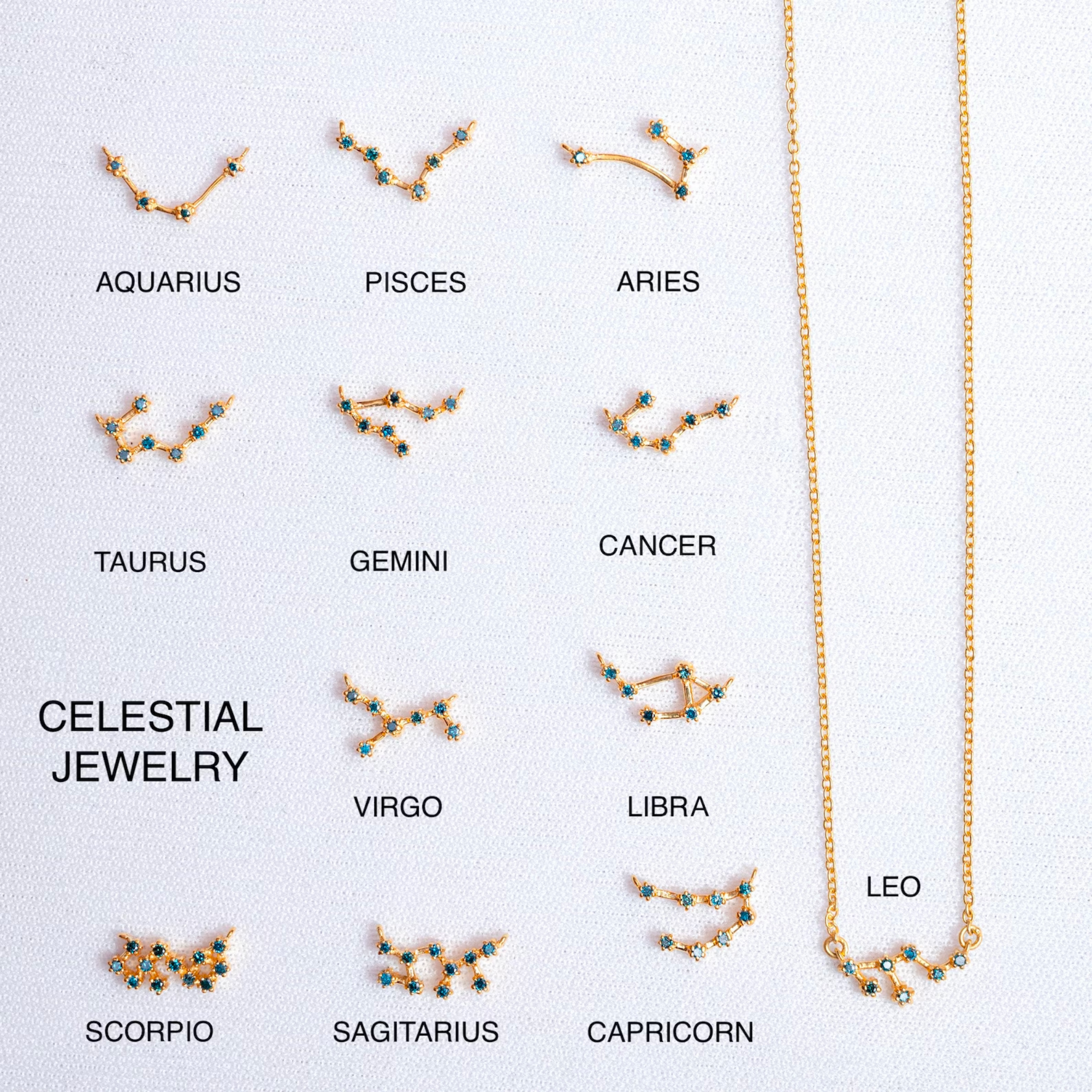 Celestial 14K Gold Bracelet