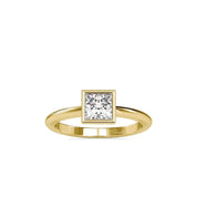 IGI Certified 1 CTW Princess Cut Lab Grown Diamond Engagement Ring, Wedding Ring, 14k Gold Jewelry