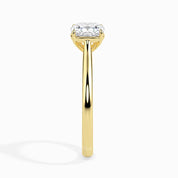 2 Carats Square Cushion Cut Lab Grown Diamond Solitaire Wedding Ring