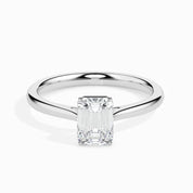 2 Carats Emerald Cut Engagement Wedding Ring