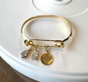 Safety Pin Cuff Bracelet