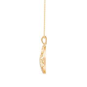 Tree of Life Diamond Charm Pendant Necklace