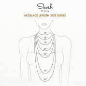 Initial Pearl Pendant Charm Necklace