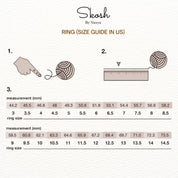 Oversized Raw Gray Diamond Cocktail Ring