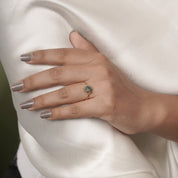 Natural Raw Emerald Ring