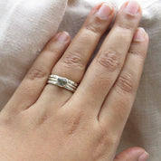 Raw Rough Brown Diamond Solitaire Ring