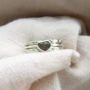 Raw Rough Brown Diamond Solitaire Ring