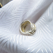 Chunky Boho Style Natural Raw Brown Diamond Ring