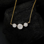 Round Diamond Pendant Necklace