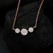 Round Diamond Pendant Necklace