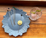 Sterling Silver Gemstone Cocktail Picks