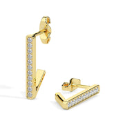 Lab Grown Diamonds Small Hoop Earrings
