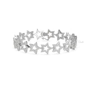 Celestial Star Diamond Tennis Bracelet for Women