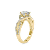Round Lab Grown Diamond Engagement Ring