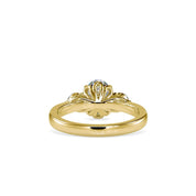 Oval Cut Lab Grown Diamond Engagement Ring