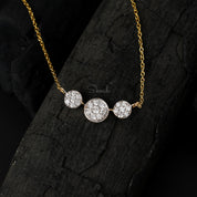 Round Diamond Pendant Necklace