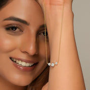Round Diamond Pendant Necklace