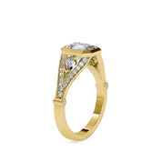 1.75 TCW Emerald Cut Lab Grown Diamond Solitaire Engagement Ring