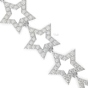 Celestial Star Diamond Tennis Bracelet for Women