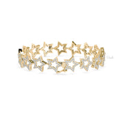 Celestial Star Diamond Tennis Bracelet for Women