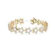 Celestial Star Diamond Tennis Bracelet for Women