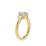 Oval Cut Lab Grown Diamond Engagement Ring