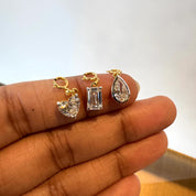 Lab Grown Diamond Solitaire Charm Necklace
