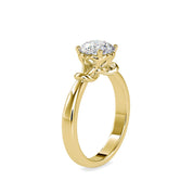 Infinity Heart 1.20 CTW Round Cut Lab Grown Diamond Engagement Solitaire Ring