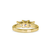 2.90 TCW Princess Cut Lab Grown Diamond Wedding Ring