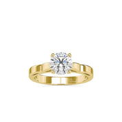 1.20 CTW Round Cut Lab Grown Diamond Engagement Solitaire Ring