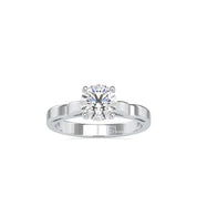 1.20 CTW Round Cut Lab Grown Diamond Engagement Solitaire Ring
