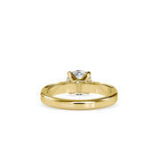 1.20 CTW Round Cut Lab Grown Diamond Engagement Solitaire Ring