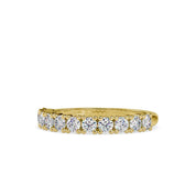 Dainty 2.80mm Round Cut Lab Grown/Created Diamond Wedding Band