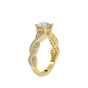 1.49 TCW Round Cut Lab Grown/Created Diamond Engagement Wedding Ring