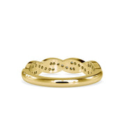 1.35mm Dainty Round Cut Lab Grown Diamond Wedding Band