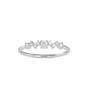 Round Cut Lab Grown Diamond Wedding Band