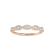Elegant Lab Grown Diamond Stacking Band - Wedding Band