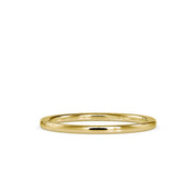 Round Lab Grown Diamond Half Eternity Wedding Band