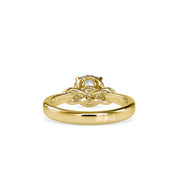 Infinity Heart 1.20 CTW Round Cut Lab Grown Diamond Engagement Solitaire Ring