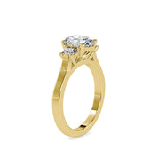 2.00 Carats Oval Cut Lab Grown Diamond Engagement Ring