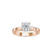 1.20 CTW Round Cut Lab Grown Diamond Engagement Solitaire Ring