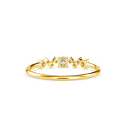 Round Cut Lab Grown Diamond Wedding Band
