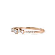 Minimal Round Cut Lab Grown Diamond Wedding Band