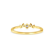 Minimal Round Cut Lab Grown Diamond Wedding Band