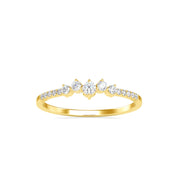 Minimal Round Cut Lab Grown Diamond Wedding Band