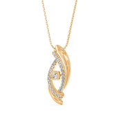 Evil Eye Diamond Charm Pendant Necklace
