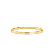 Dainty Round Brilliant Cut Diamond Bar Stacking Wedding Band