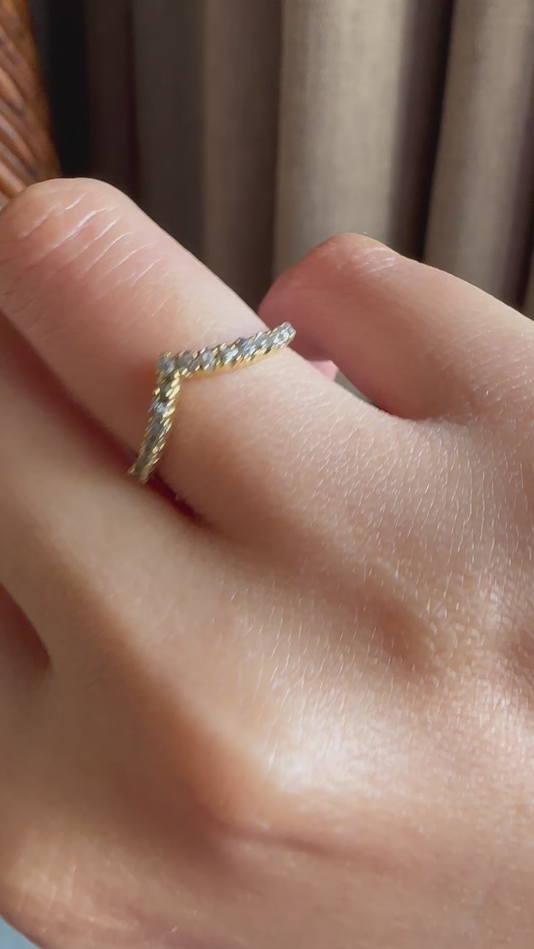 Raw Gray Diamond Wedding Band