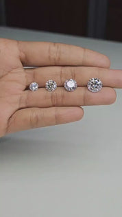 1 TCW Round Lab Grown Diamond Engagement Ring