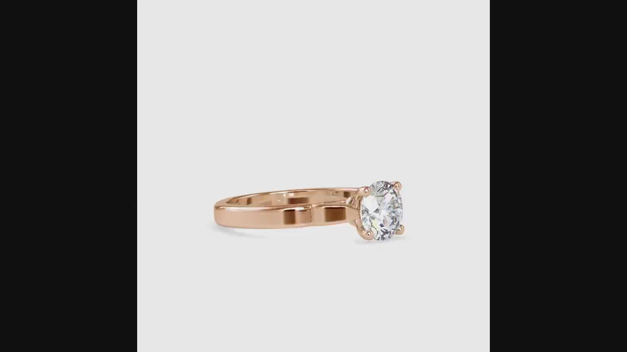 1.20 CTW Round Cut Lab Grown Diamond Engagement Solitaire Ring